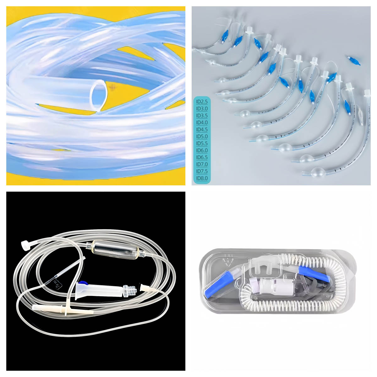 精密医用管PVC/聚氨酯双色挤出生产线